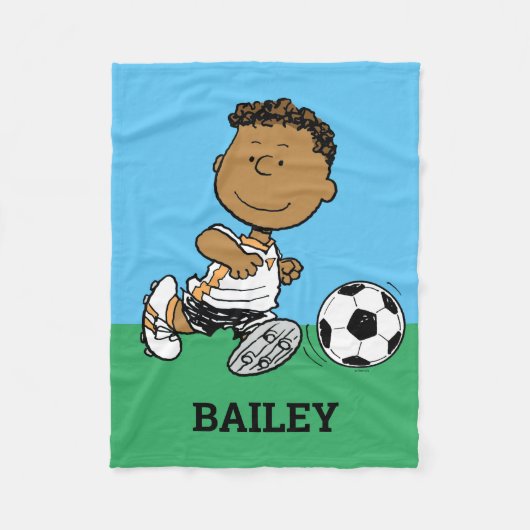 Franklin Plays Soccer Fleece Deken (Voorkant)
