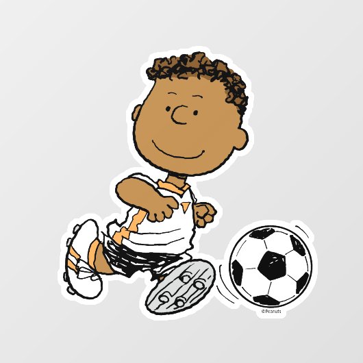 Franklin Plays Soccer Raamsticker (Vel)
