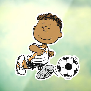 Franklin Plays Soccer Raamsticker