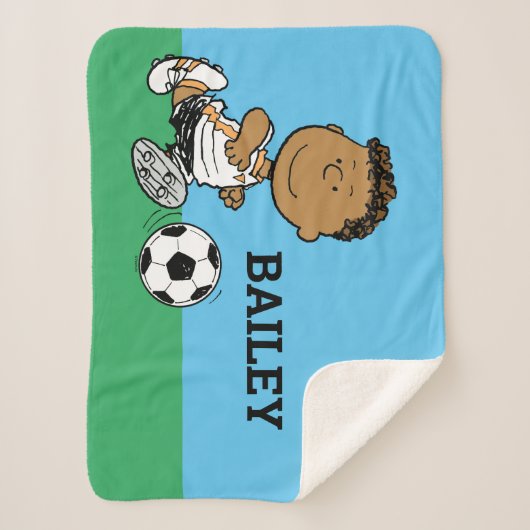 Franklin Plays Soccer Sherpa Deken (Voorkant)