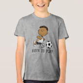 Franklin Plays Soccer Tri-Blend Shirt (Voorkant)