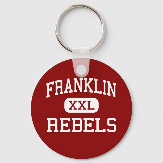 Franklin - Rebels - High-Franklin Tennessee Sleutelhanger (Voorkant)