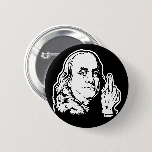 Franklin Ronde Button 5,7 Cm (Voorkant /achterkant)