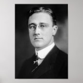 Franklin Roosevelt - adjunct-secretaris van de mar Poster (Voorkant)