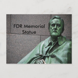 Franklin Roosevelt beeld FDR Memorial Briefkaart
