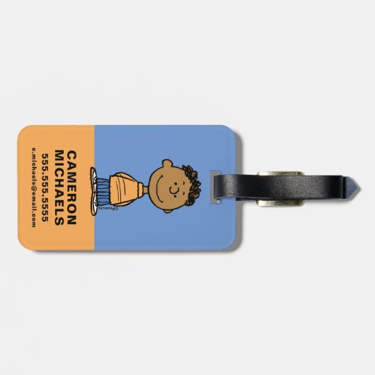 Franklin Smiling Bagagelabel (Achterkant horizontaal)