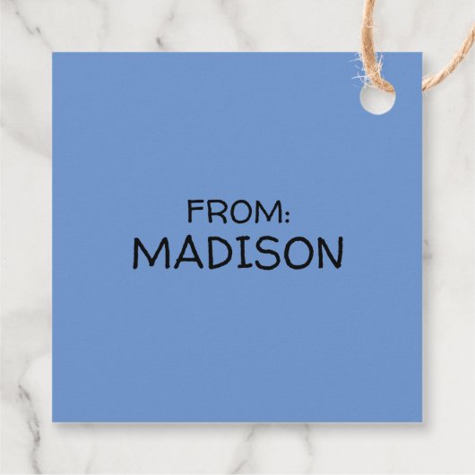 Franklin Smiling Bedankjes Labels (Achterkant)