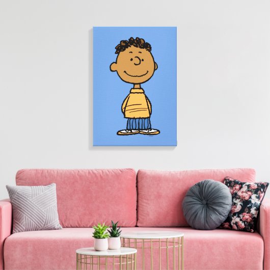 Franklin Smiling Canvas Afdruk (Insitu (Woonkamer))
