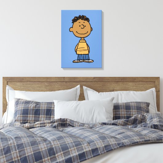 Franklin Smiling Canvas Afdruk (Insitu (Slaapkamer))