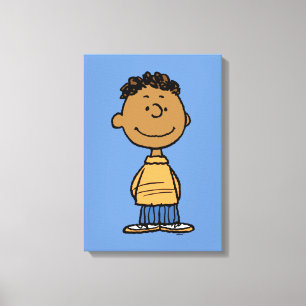 Franklin Smiling Canvas Afdruk