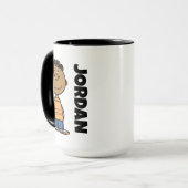 Franklin Smiling | Jouw namen toevoegen Mok (Voorkant links)