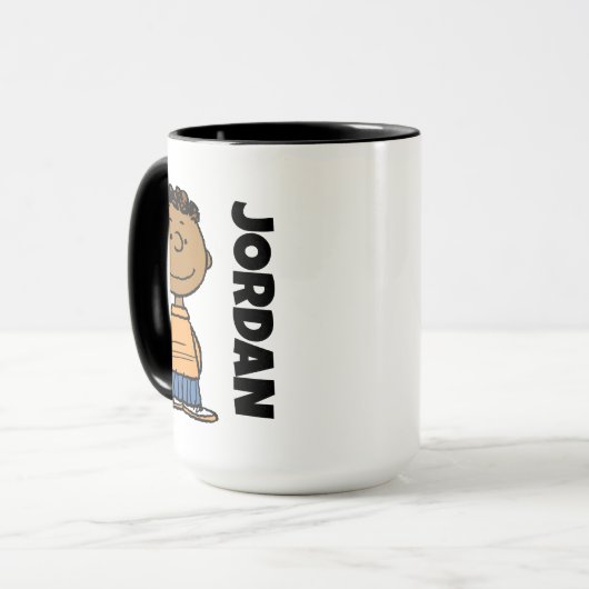 Franklin Smiling | Jouw namen toevoegen Mok (Voorkant links)