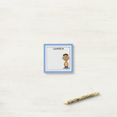 Franklin Smiling | Jouw namen toevoegen Post-it® Notes (Op bureau)