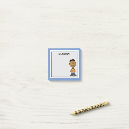 Franklin Smiling | Jouw namen toevoegen Post-it® Notes (Op bureau)