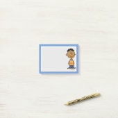Franklin Smiling Post-it® Notes (Op bureau)