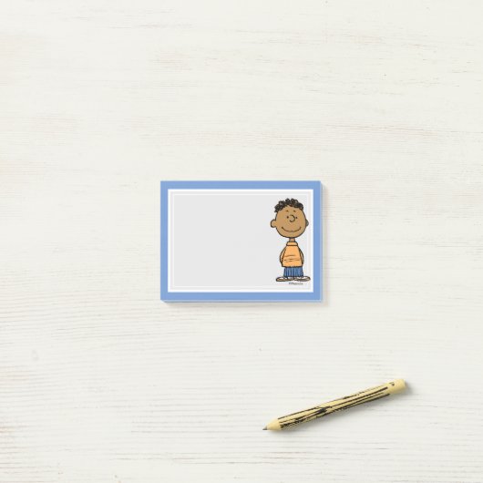Franklin Smiling Post-it® Notes (Op bureau)