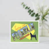 Franklin, Tennessee  Big Letters Briefkaart (Staand voorkant)