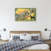 Franklin, Tennessee - Grote lettertjes Canvas Afdruk (Insitu (Slaapkamer))