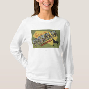 Franklin, Tennessee - Grote lettertjes T-shirt