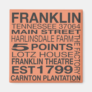 Franklin Tennessee Magnet