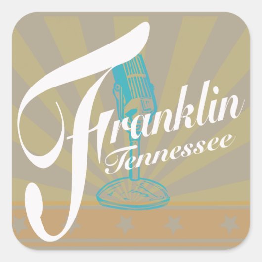 Franklin Tennessee Stickers (Voorkant)