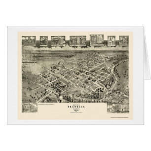 Franklin, VA Panoramic Map - 1907