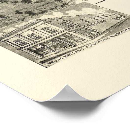 Franklin, VA Panoramic Map - 1907 Poster (Hoek)