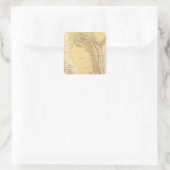 Franklin Vierkante Sticker (Tas)