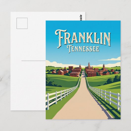 Franklin VS Briefkaart (Voorkant / Achterkant)