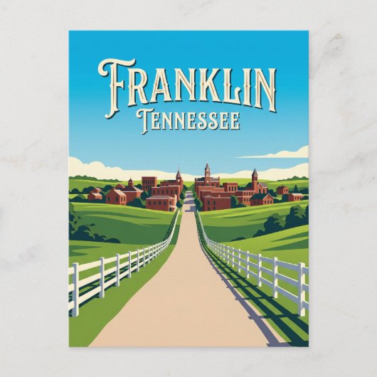 Franklin VS Briefkaart (Voorkant)