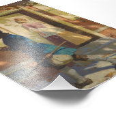 Franklin's aankomst in Philadelphia door N.C. Wyet Foto Afdruk (Hoek)