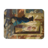 Franklin's aankomst in Philadelphia door N.C. Wyet Magneet (Horizontaal)