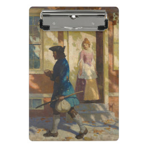 Franklin's aankomst in Philadelphia door N.C. Wyet Mini Klembord