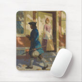 Franklin's aankomst in Philadelphia door N.C. Wyet Muismat (Met muis)