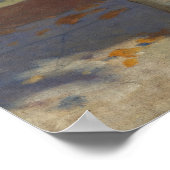 Franklin's aankomst in Philadelphia door N.C. Wyet Poster (Hoek)