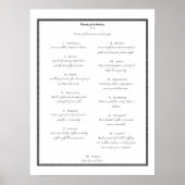 Franklin's advies poster (Voorkant)