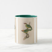 Franklins Baardvogel door John Gould Mok (Midden)