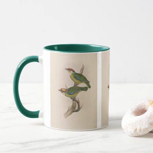 Franklins Baardvogel door John Gould Mok (Met donut)
