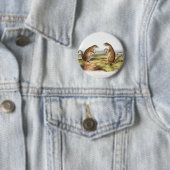 Franklin's Marmot Squirrel Camping Gear Deco Gifts Ronde Button 5,7 Cm (In situ)