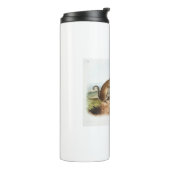 Franklin's Marmot Squirrel Camping Gear Deco Gifts Thermosbeker (Gedraaid links)