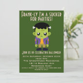 FRANKLY IK BEN EEN SUCKER VOOR PARTIJEN HALLOWEEN KAART (Staand voorkant)