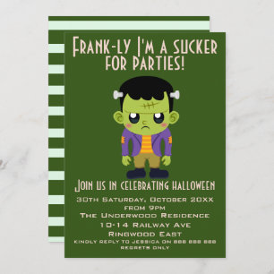 FRANKLY IK BEN EEN SUCKER VOOR PARTIJEN HALLOWEEN KAART