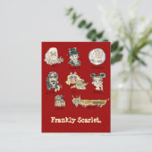 Frankly Scarlet Cartoon Funny Briefkaarten (Staand voorkant)
