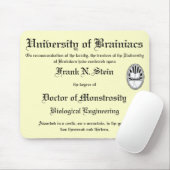 Franknstein diploma mousepad muismat (Met muis)