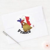 Frankreich France Francia Aufkleber Ronde Sticker (Envelop)
