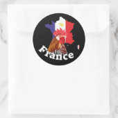 Frankreich France Francia Aufkleber Ronde Sticker (Tas)