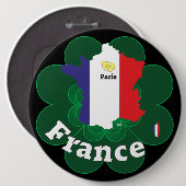 Frankreich France Francia Button (Voorkant /achterkant)