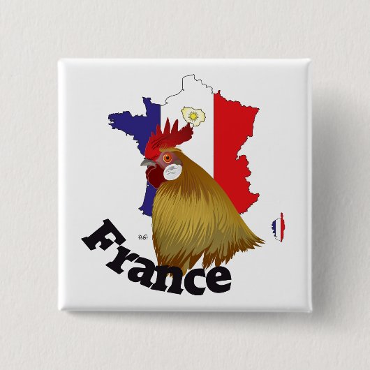 Frankreich France Francia Button (Voorkant)