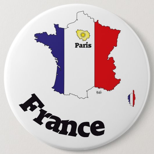 Frankreich France Francia Button (Voorkant)