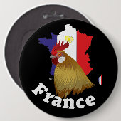 Frankreich France Francia Button (Voorkant /achterkant)